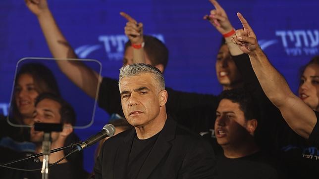 El director del partido de centro-derecha Yesh Atid, el exministro Yair Lapid