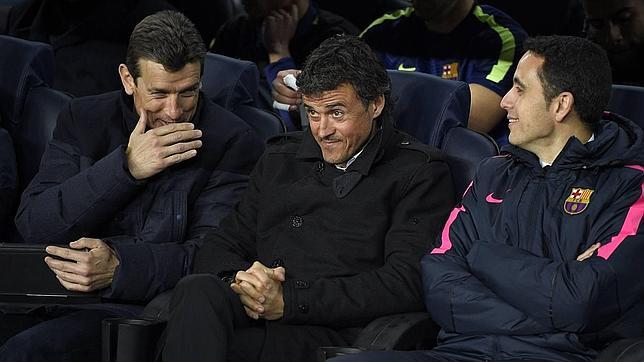 Luis Enrique imita a Pep