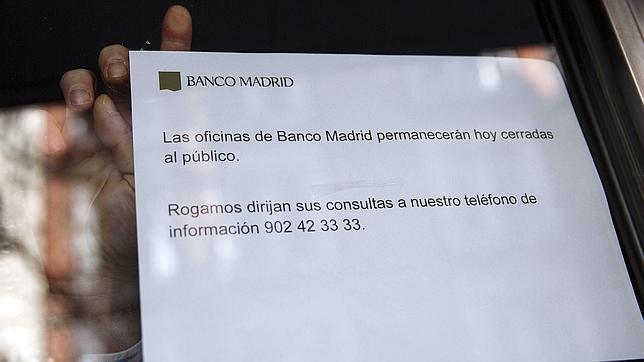 La intervención de Banco Madrid atrapa a una veintena de inversores en Córdoba