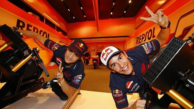 Márquez y Pedrosa, «maestros» del simulador