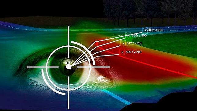 Luz guiada: nueva tecnología de seguimiento ocular Opel