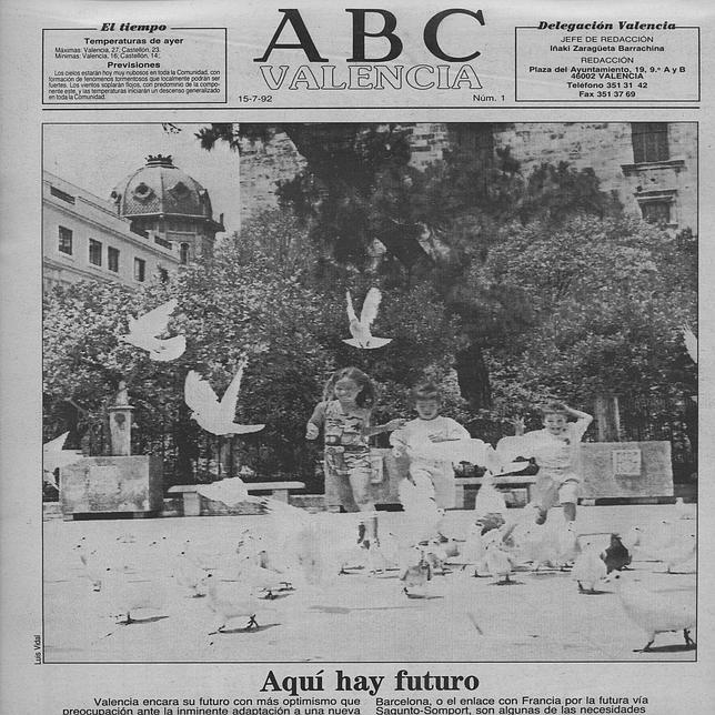 ¿Eres alguno de los niños que salió en la primera portada de ABC Valencia?