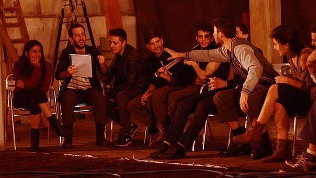 Los ensayos de la obra «Fuenteovejuna» en el Teatro Buero Vallejo de Conde Duque