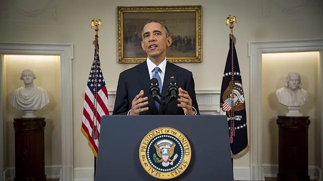 El presidente Barack Obama en la declaración en la que anunció su decisión de abrir el diálogo con Cuba.