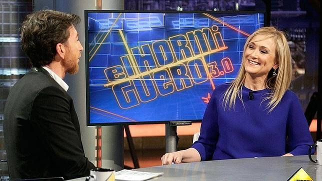 Pablo Motos, a Cristina Cifuentes: «Me ponen las chicas del PP»