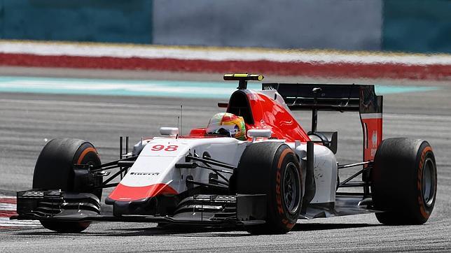 erhi, durante la carrera en Sepang