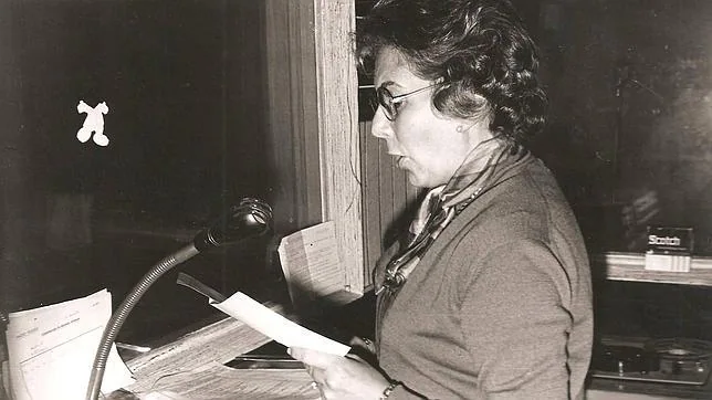 Imagen de archivo de Cecilia Martín del Prado en un programa de radio
