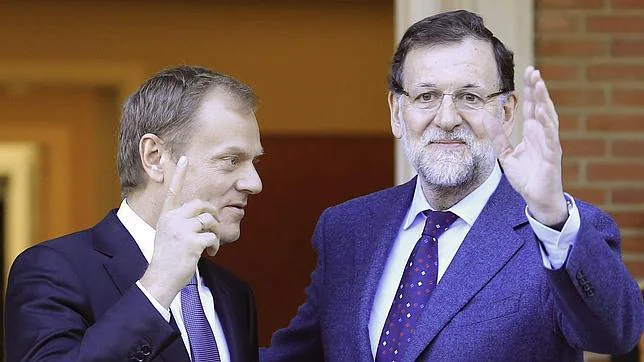 Donald Tusk y Mariano Rajoy