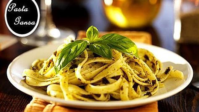 Plato de pasta del restaurante La Pasta Gansa