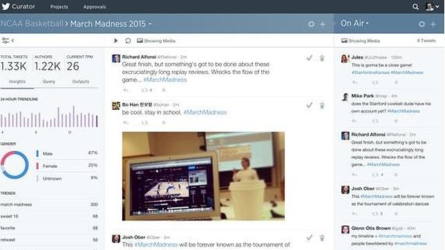 Twitter presenta Curator, una herramienta enfocada a los medios de comunicación