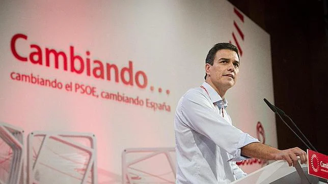 Pedro Sánchez, en el congreso federal del PSOE