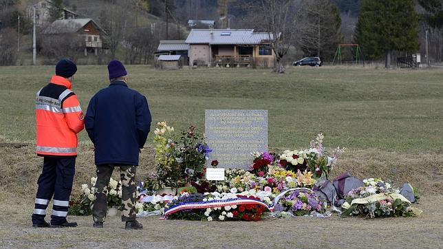 Lugar del accidente de avión de Germanwings en Los Alpes