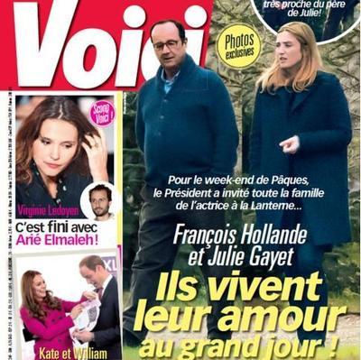 Las románticas vacaciones de Hollande y Gayet