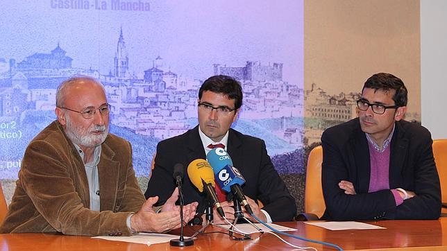 Juan Sánchez, Fernando Collado y Eduardo Sánchez Butragueño