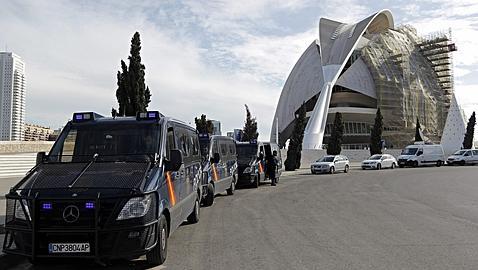 Registros policiales en el Palau de les Arts
