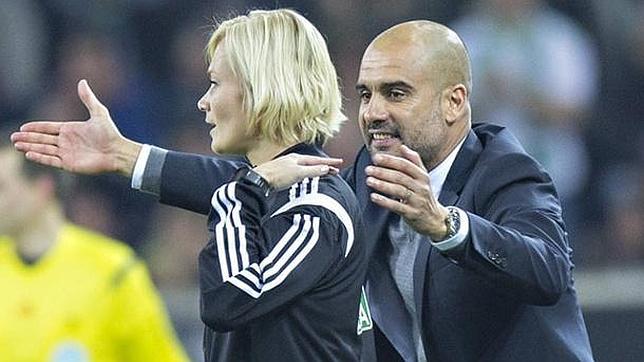 Guardiola y su enfrentamiento con Bibiana Steinhaus