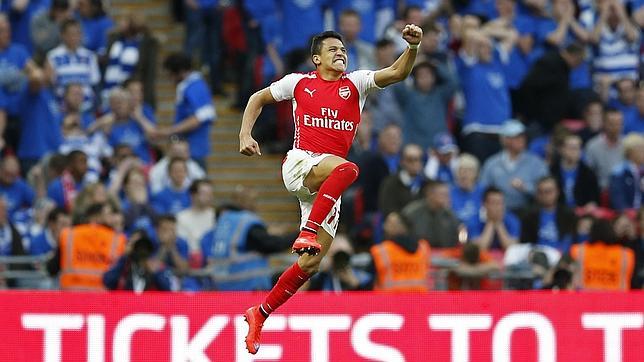 Un gol de Alexis en la prórroga conduce al Arsenal a la final de la FA Cup