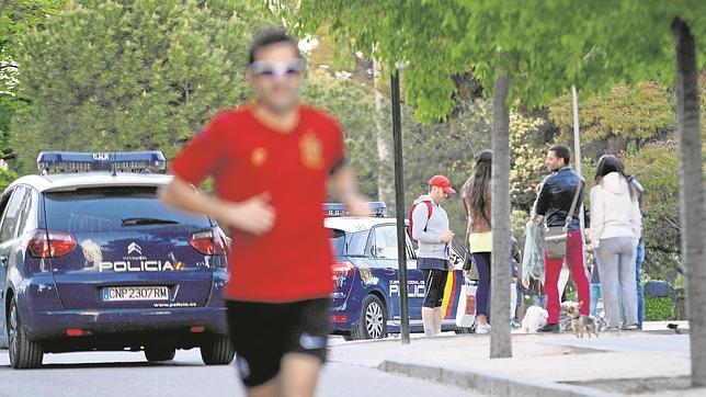 Un fortín policial en El Retiro