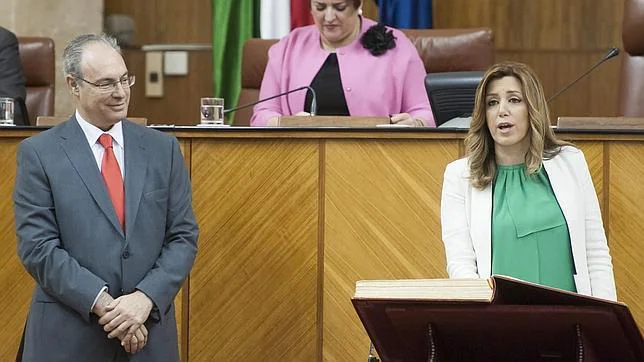 Susana Díaz jura el jueves como diputada en presencia del presidente del Parlamento Andaluz
