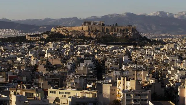 Vista panorámica de Atenas