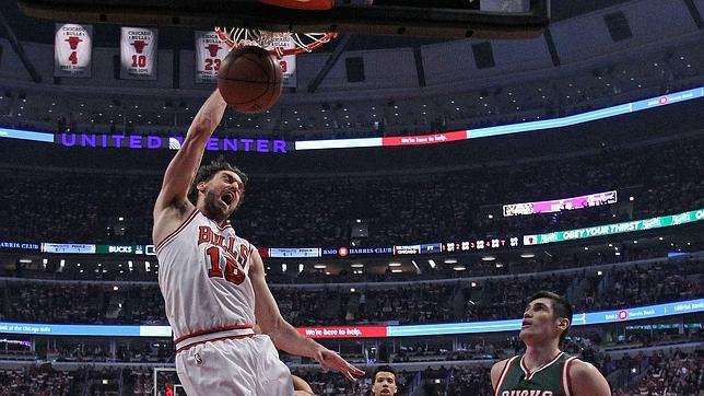 Butler, Noah y Pau Gasol aseguraron el segundo triunfo de los Bulls