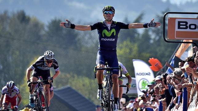 Valverde conserva su título en la Flecha Valona