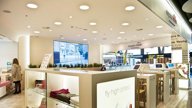 El espacio Evian en Barajas