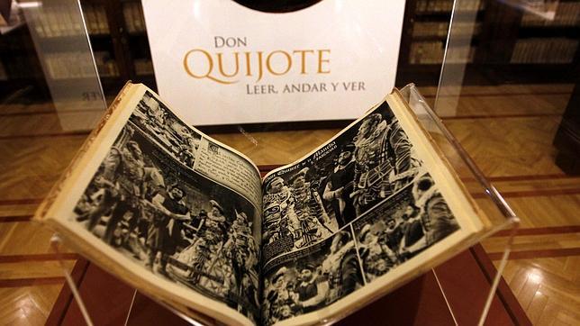 La exposición «Don Quijote: Leer, andar y ver», en la Biblioteca regional