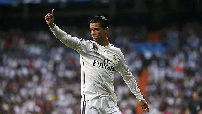 Cristiano Ronaldo, en el partido ante el Atlético de Madrid