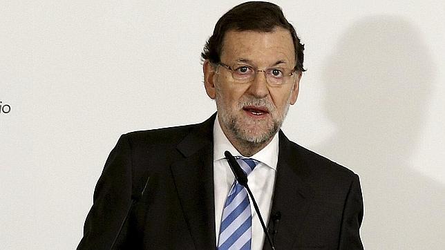 Mariano Rajoy, durante el desayuno informativo