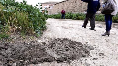 Lugar del arroyo donde fue encontrada la recién nacida