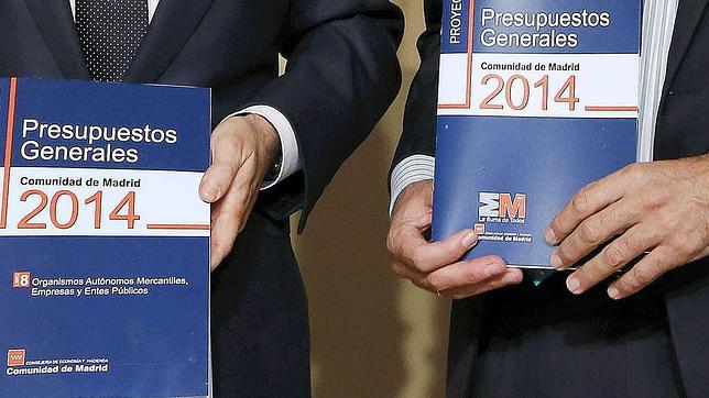 Imagen de archivo de la presentación de los presupuestos generales de la Comunidad