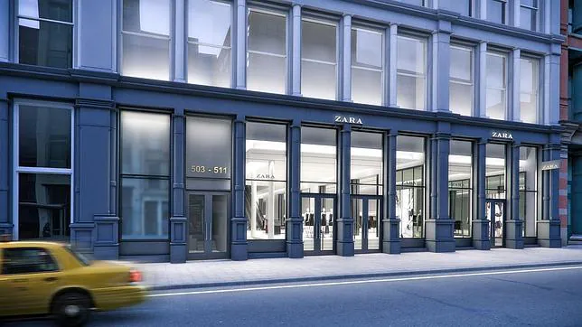 Vista de la tienda de Zara en Nueva York