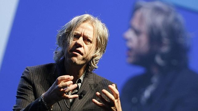 Bob Geldof en una conferencia en Cannes