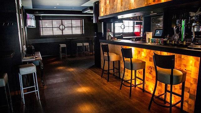 Barra del local vallisoletano