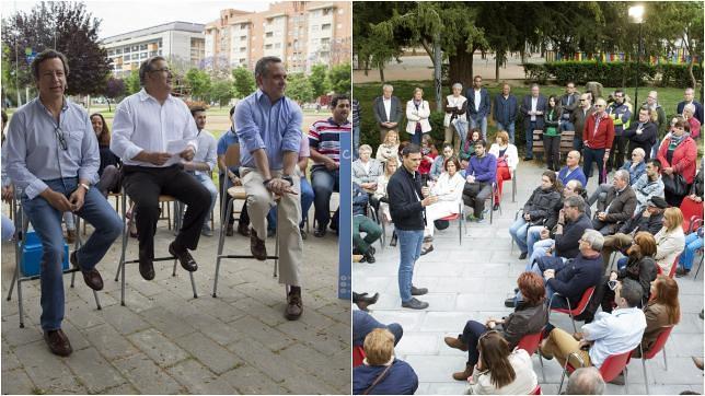 Los grandes partidos se «copian» en los mítines