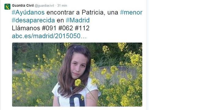 Buscan a una joven de 15 años desaparecida en Fuenlabrada