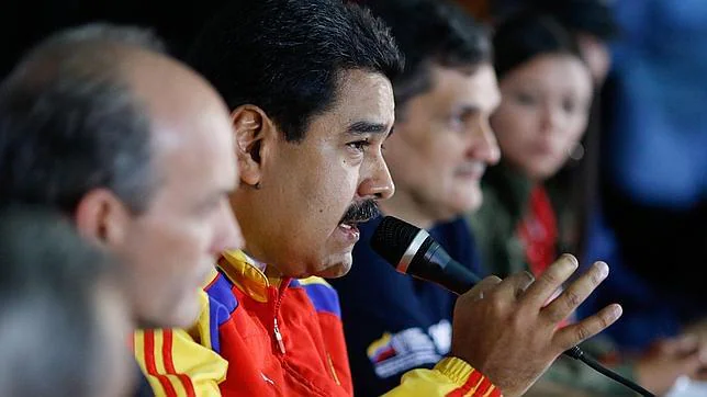 Nicolás Maduro, durante un acto oficial este miércoles en Caracas