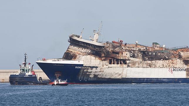 Un cortocircuito en un coche provocó el pavoroso incendio del ferry «Sorrento»