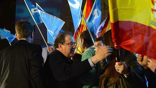 Juan Vicente Herrera abrió la campaña anoche en Burgos