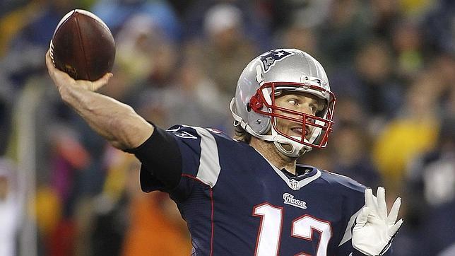 Tom Brady, durante un partido con los Patriots