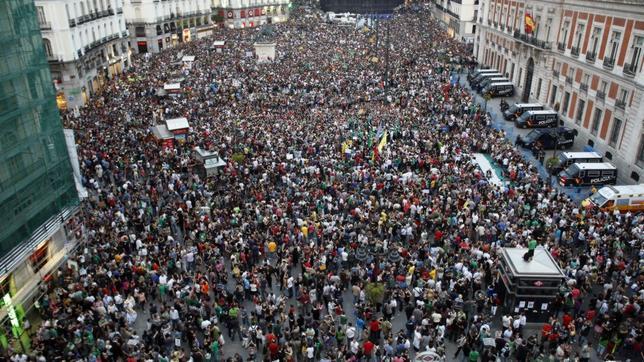 Podemos se desmarca del 15-M y no irá a Sol en el cuarto aniversario