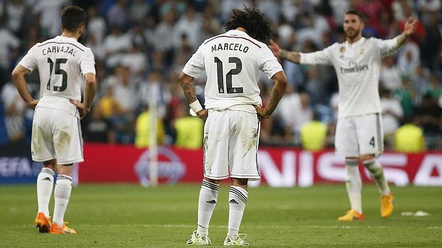 Marcelo e Isco, cabizbajos