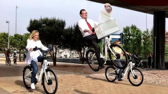 Verano Azul, E.T. y los otros «memes» del paseo en bici de Rajoy por Madrid Río