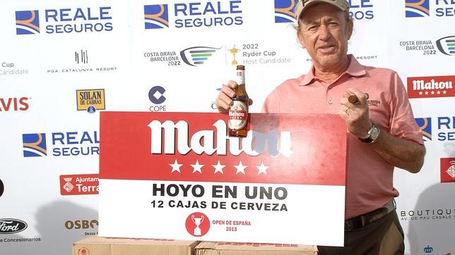 288 tercios de cerveza para Miguel Ángel Jiménez por un hoyo en uno