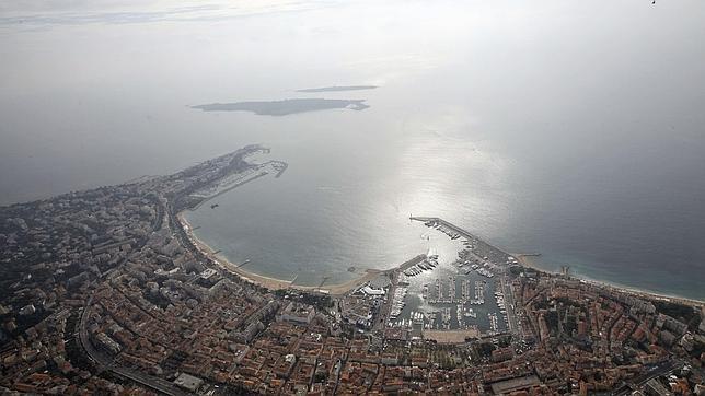 Vista aérea de Cannes