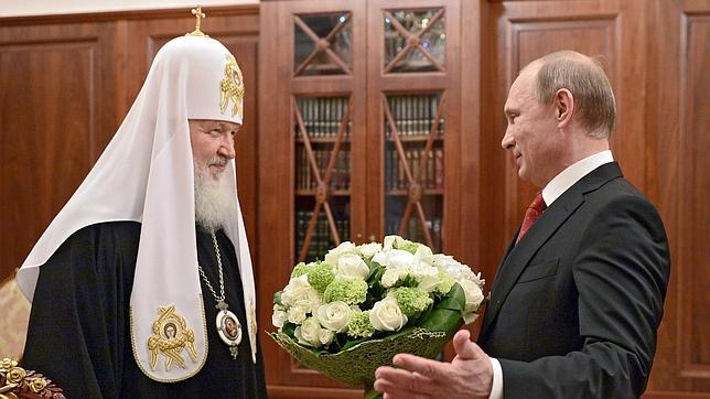 Vladimir Putin recibió este domingo al Patriarca de la Iglesia Ortodoxa rusa, Kirill I