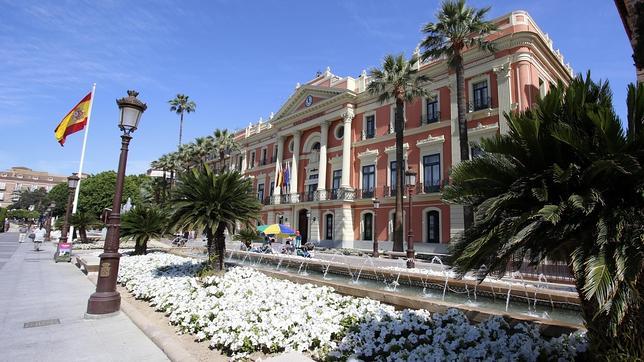 Fachada del Ayuntamiento de Murcia