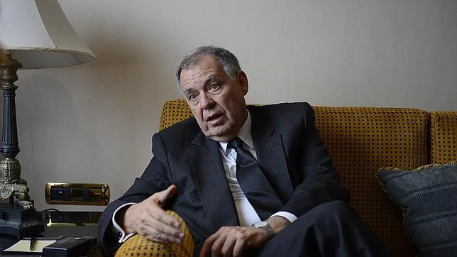Alejandro Ordóñez, procurador general de Colombia, durante la entrevista en Madrid
