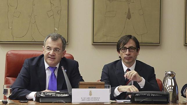 Ramón Marcos y Álvaro Anchuela en el Congreso